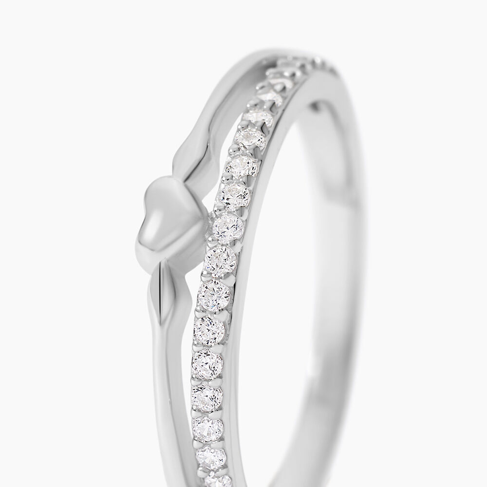 Bague Melanie Argent Blanc Oxyde De Zirconium - Bijoux fantaisie Femme | Marc Orian