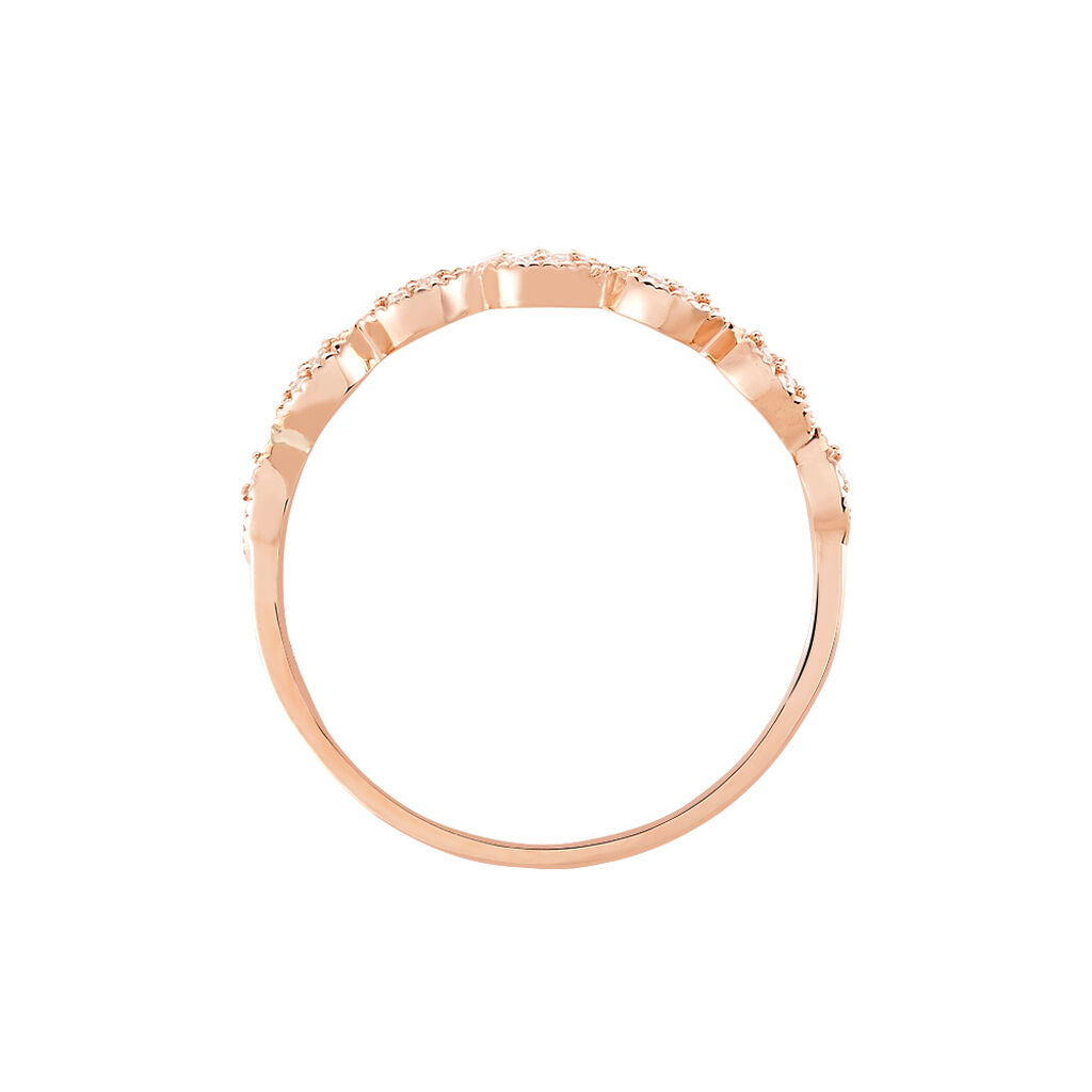 Bague Hestia Or Rose Oxyde De Zirconium - Bagues Femme | Marc Orian