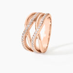 Bague Moisette Argent Rose Oxyde De Zirconium - Bijoux fantaisie Femme | Marc Orian