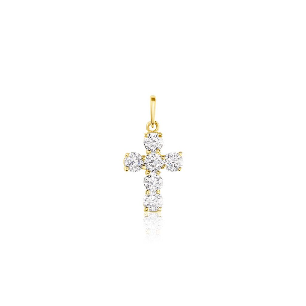 Pendentif Or Jaune Sebastian Oxyde De Zirconium - Pendentifs Femme | Marc Orian
