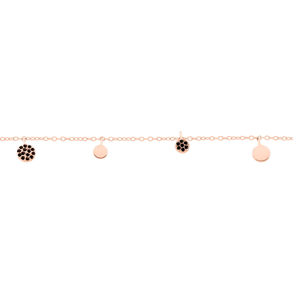 Bracelet Lorainne Argent Bicolore Oxyde De Zirconium - Bracelets Medailles Femme | Marc Orian