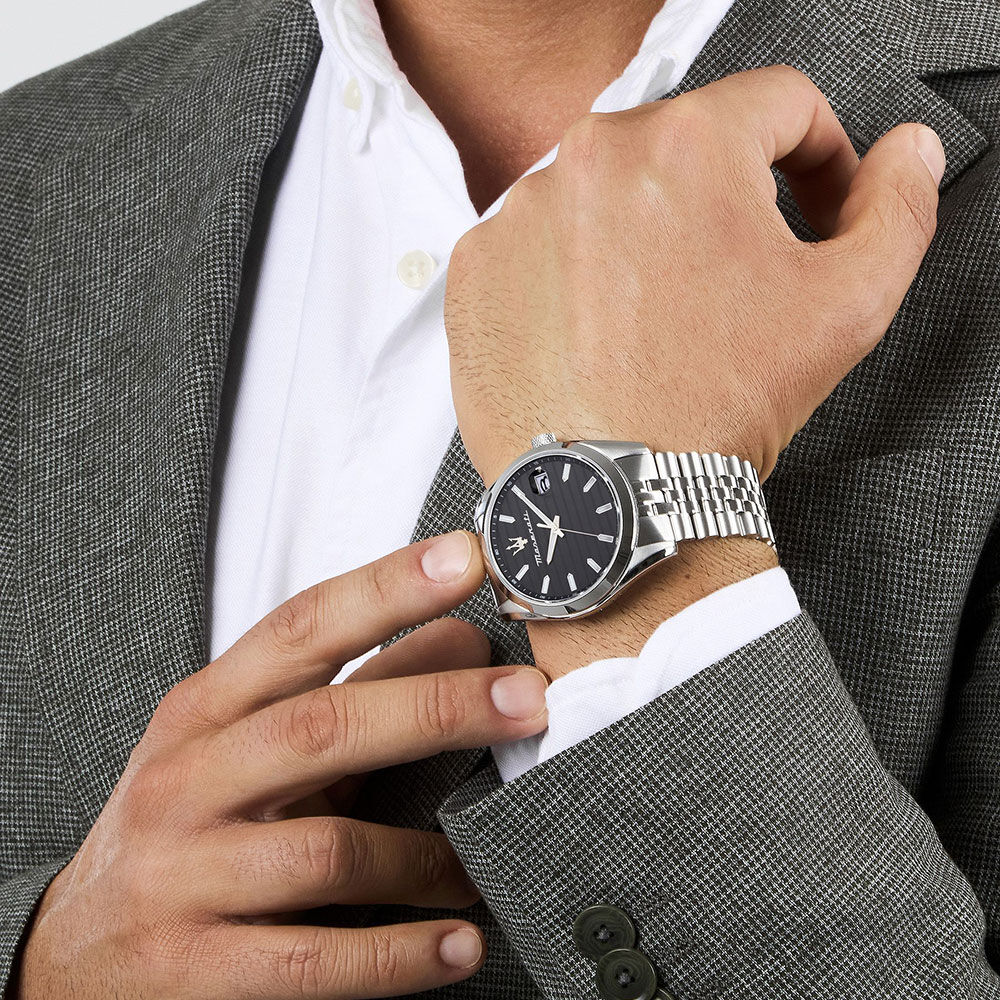 Montre Maserati Attrazione Noir - Montres &eacute;tanches Homme | Marc Orian