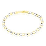 Bracelet Andrej Maille Fantaisie Or Bicolore - Bracelets cha&icirc;nes Femme | Marc Orian