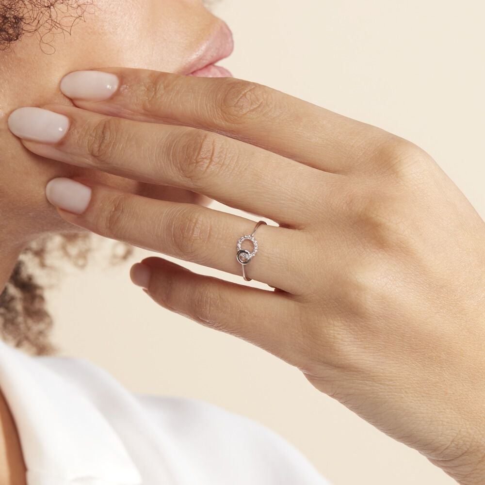 Bague Mahaut Or Blanc Diamant - Bagues pierres pr&eacute;cieuses Femme | Marc Orian