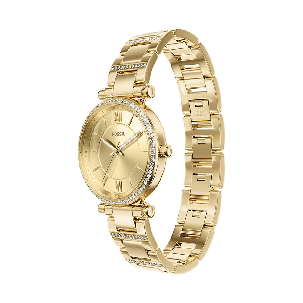 Montre Fossil Carlie 35 Champagne - Montres &eacute;tanches Femme | Marc Orian
