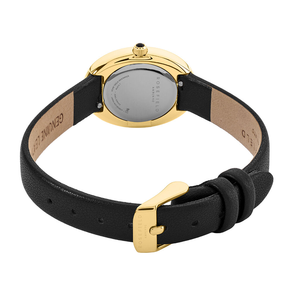 Montre Rosefield Ovale Noir - Montres &eacute;tanches Femme | Marc Orian