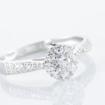 Bague Neptune Or Blanc Diamant - Solitaires Femme | Marc Orian