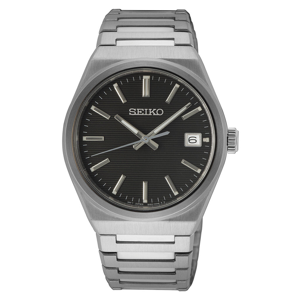 Montre Seiko Classique Noir - Montres classiques Homme | Marc Orian
