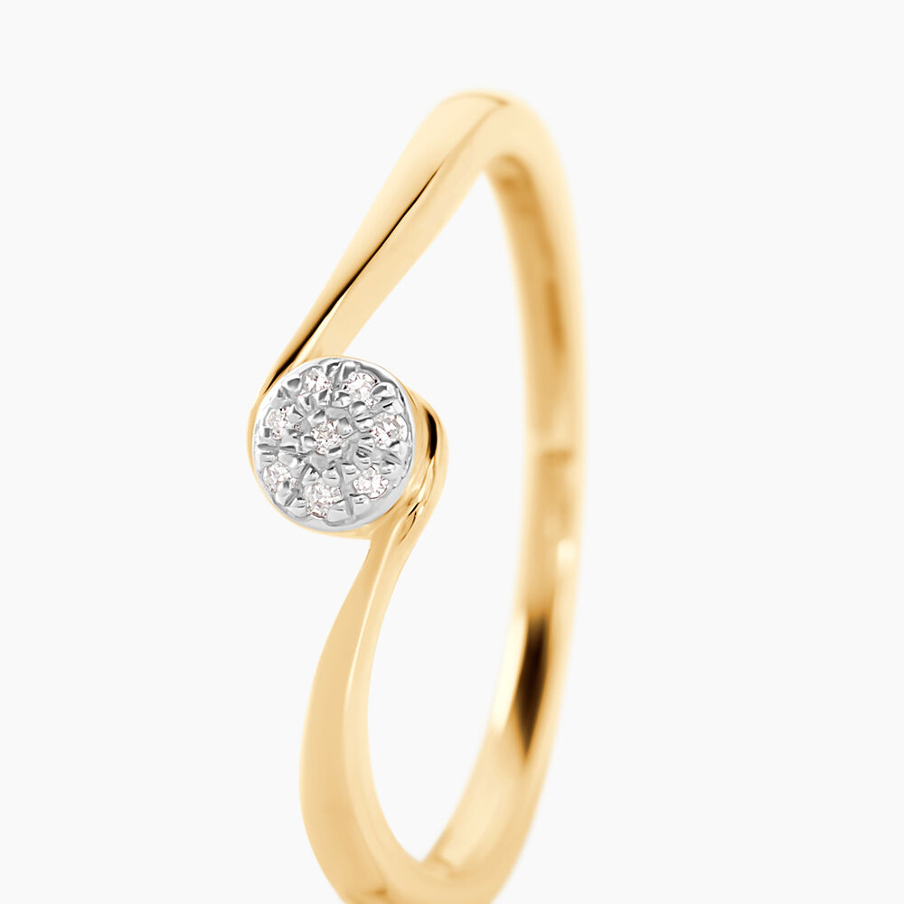 Bague Vreni Or Jaune Diamant - Parures de mariage Femme | Marc Orian