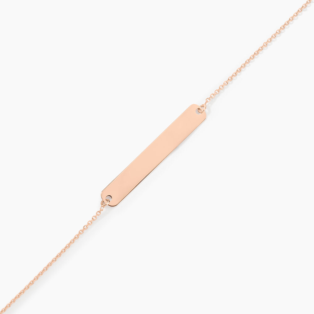 Bracelet Beavis Or Rose - Bracelets cha&icirc;nes Femme | Marc Orian