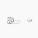 Boucles D'oreilles Puces Charlene Or Blanc Diamant Synthetique - Puces Femme | Marc Orian