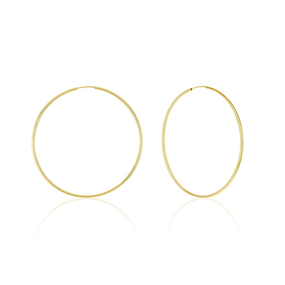 Créoles Dominae Flexible Or Jaune - Créoles Femme | Marc Orian