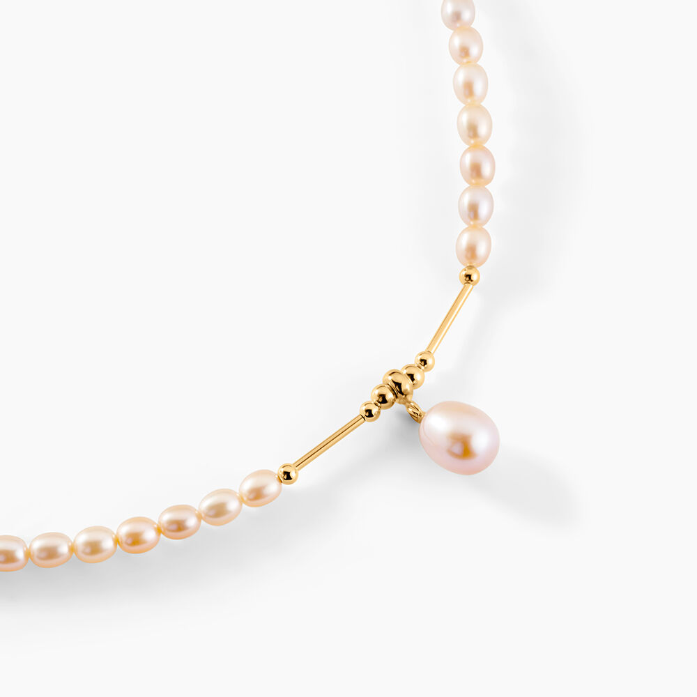 Collier Poire Or Jaune Perle De Culture - Colliers avec pierres Femme | Marc Orian
