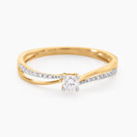 Bague Solitaire Asia Or Jaune Diamant - Solitaires Femme | Marc Orian