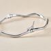 Bracelet Jonc Jennie Ondule Or Blanc - Bracelets joncs Femme | Marc Orian