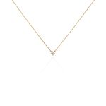 Collier &eacute;clat Perl&eacute; Plaqu&eacute; Or Oxyde De Zirconium - Colliers avec pierres Femme | Marc Orian