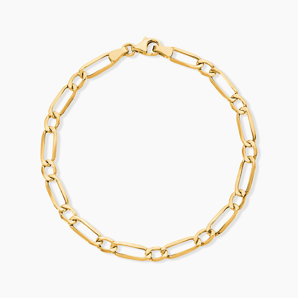 Bracelet Ophelio Maille Alternee 1/1 Or Jaune - Bracelets mailles Femme | Marc Orian