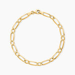 Bracelet Ophelio Maille Alternee 1/1 Or Jaune - Bracelets mailles Femme | Marc Orian