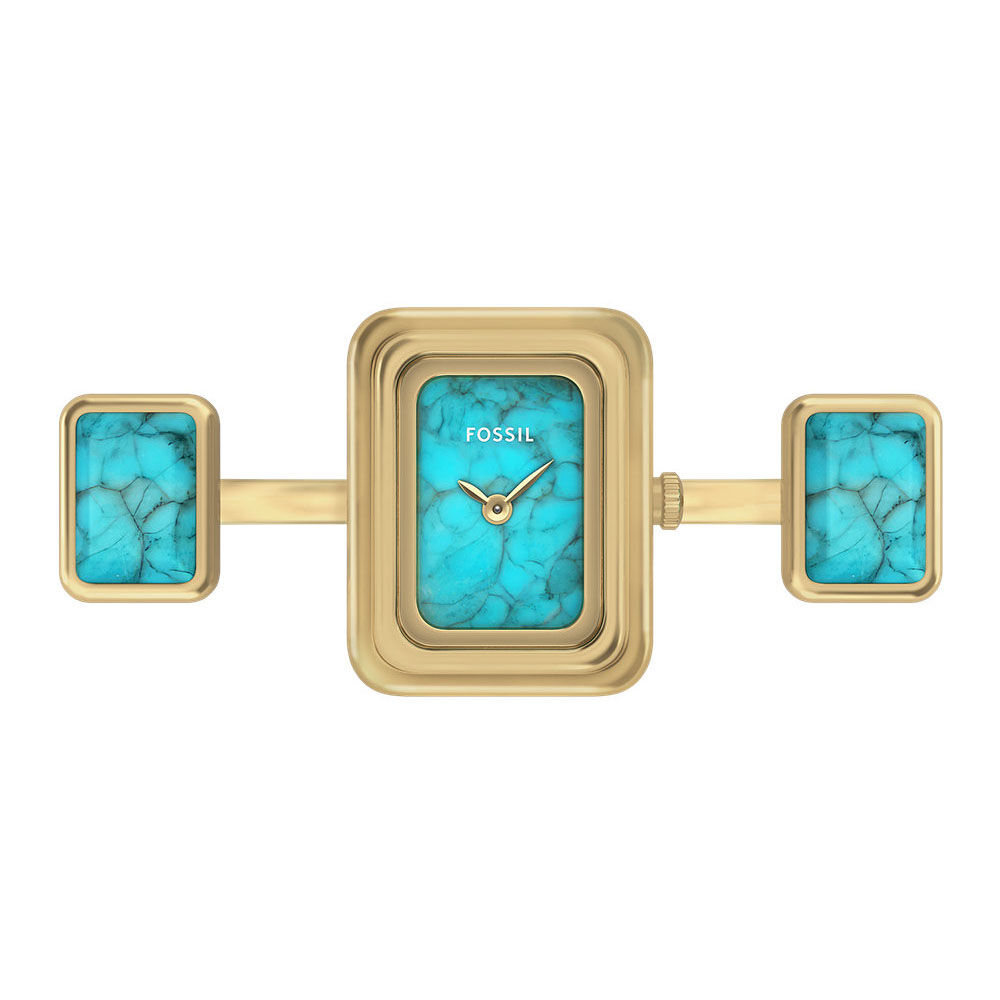 Montre Fossil Raquel Watch Ring Bleu - Nouveautés Femme | Marc Orian