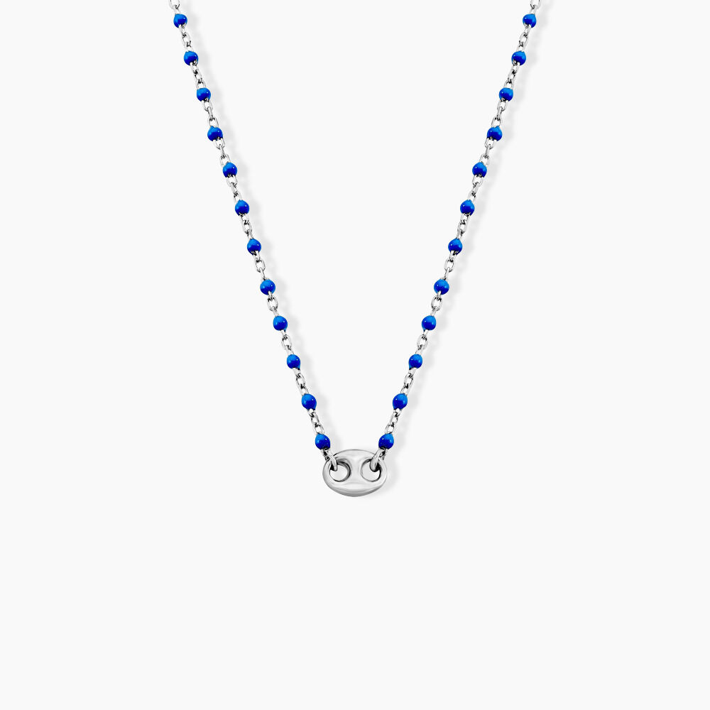 Collier Muguette Argent Blanc - Colliers ras du cou Femme | Marc Orian