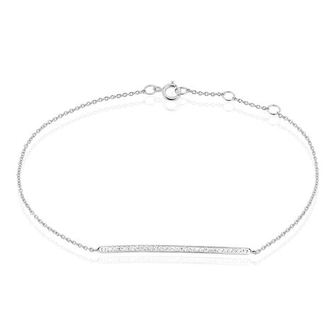 Bracelet Deniela Or Blanc Diamant - Bracelets chaînes Femme | Marc Orian