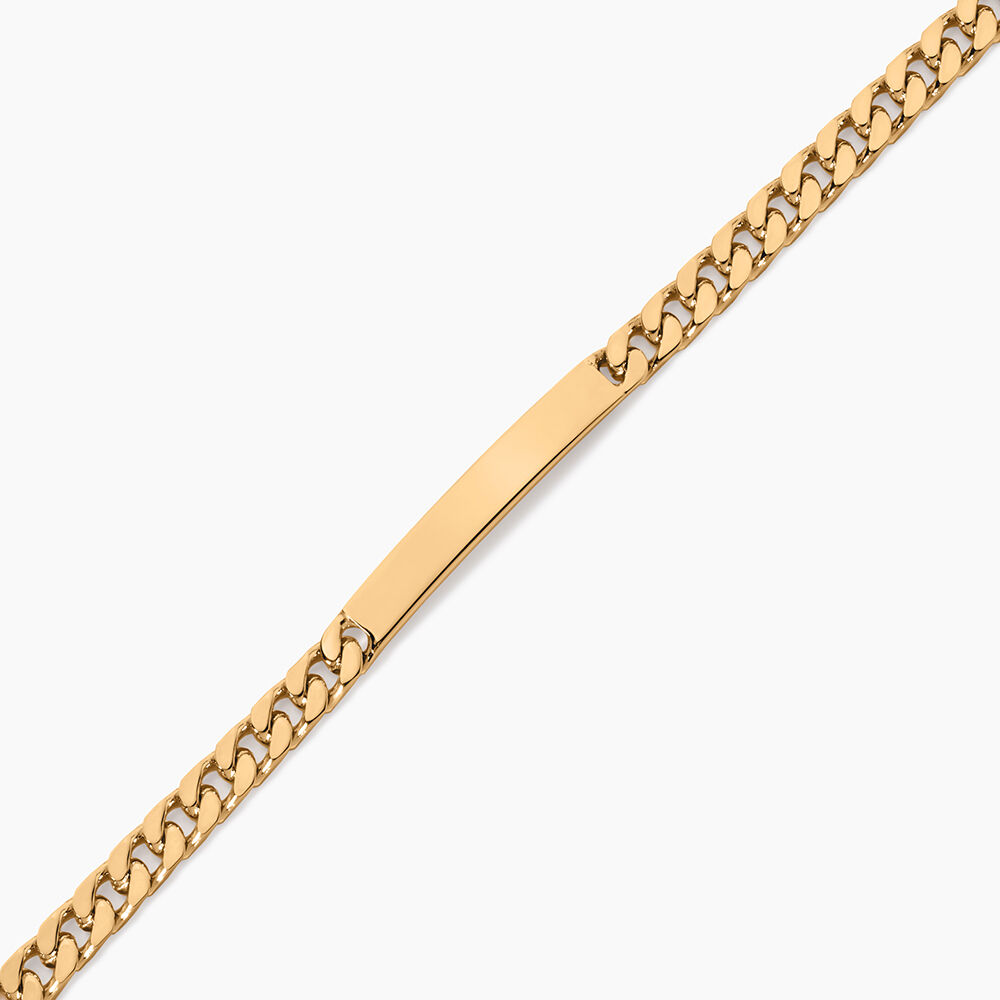 Bracelet Identit&eacute; Clement Plaqu&eacute; Or Jaune - Gourmettes Femme | Marc Orian