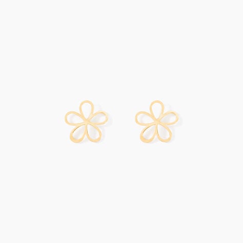 Boucles D'oreilles Puces Friðrika Or Jaune - Bijoux Famille | Marc Orian