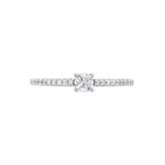 Bague Solitaire Or Blanc Nyala Diamants - Solitaires Femme | Marc Orian
