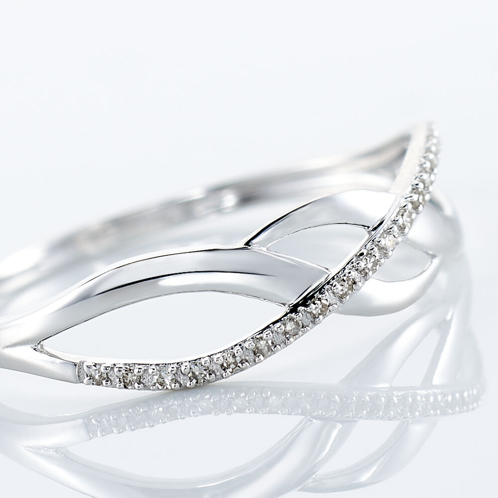 Bague Omnia Or Blanc Diamant - Parures de mariage Femme | Marc Orian