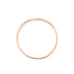 Bague Solena Or Rose Diamant - Parures de mariage Femme | Marc Orian