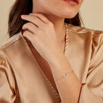 Bracelet Ysma Or Jaune Argent Blanc Oxyde De Zirconium - Bracelets Anneaux Entrelaces Femme | Marc Orian