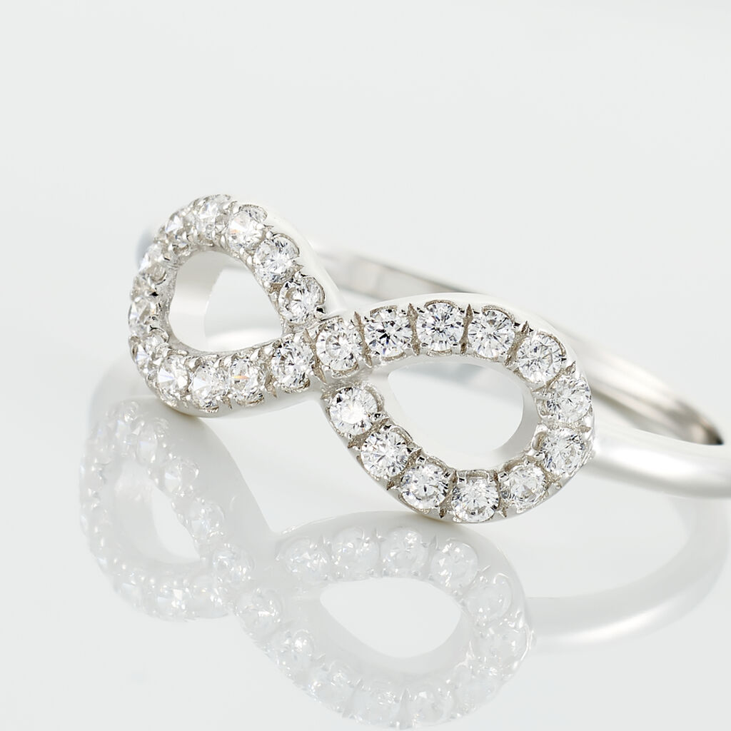 Bague Davila Argent Blanc Oxyde De Zirconium - Bague fantaisie Femme | Marc Orian
