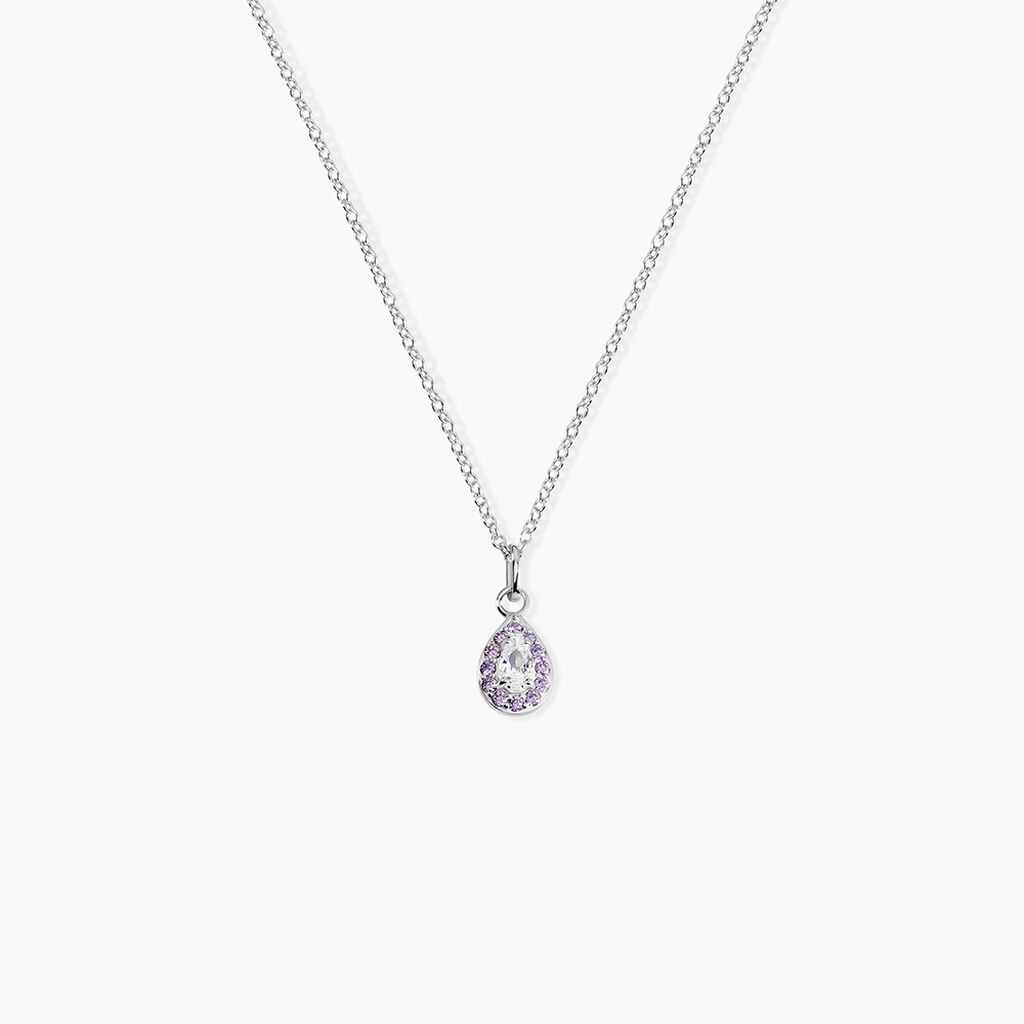 Collier Argent Tania Oxydes De Zirconium - Colliers avec pierres Femme | Marc Orian