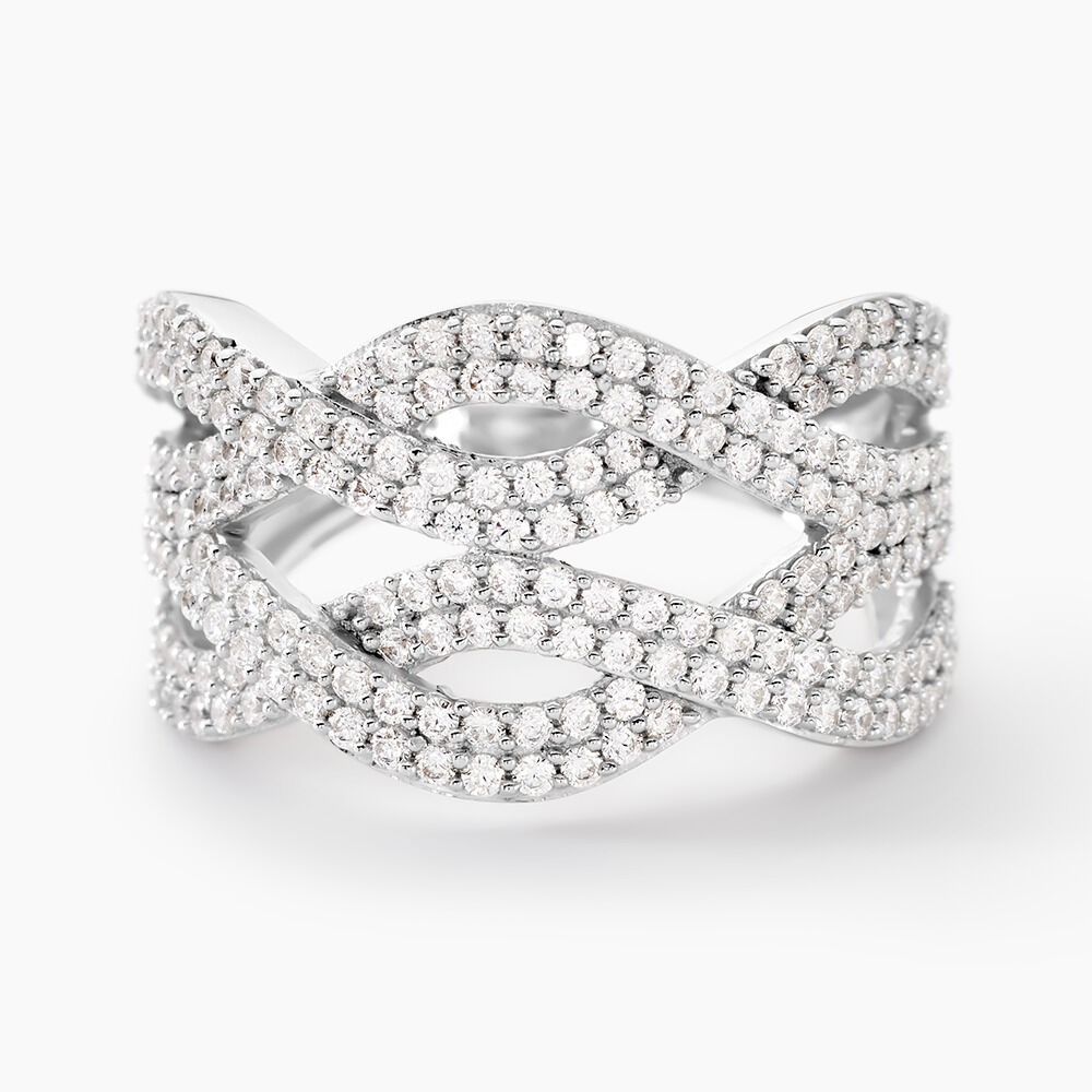 Bague Ireneo Argent Blanc Oxyde De Zirconium - Bagues avec pierre Femme | Marc Orian