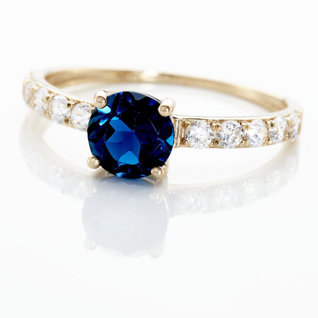 Bague Or Jaune Monroe Topaze Oxydes De Zirconium - Bagues Femme | Marc Orian