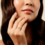 Alliance Mirjami Or Jaune Oxyde De Zirconium - Alliances avec pierres Femme | Marc Orian