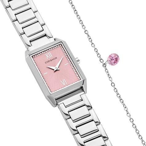 Coffret De Montre Codhor Arianne 2 Rose - Montres &eacute;tanches Femme | Marc Orian