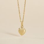 Pendentif Eudocie Coeur Lisse Or Jaune - Pendentifs Famille | Marc Orian