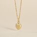 Pendentif Eudocie Coeur Lisse Or Jaune - Pendentifs Famille | Marc Orian
