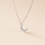 Collier Twiggy Argent Blanc - Colliers ras du cou Femme | Marc Orian