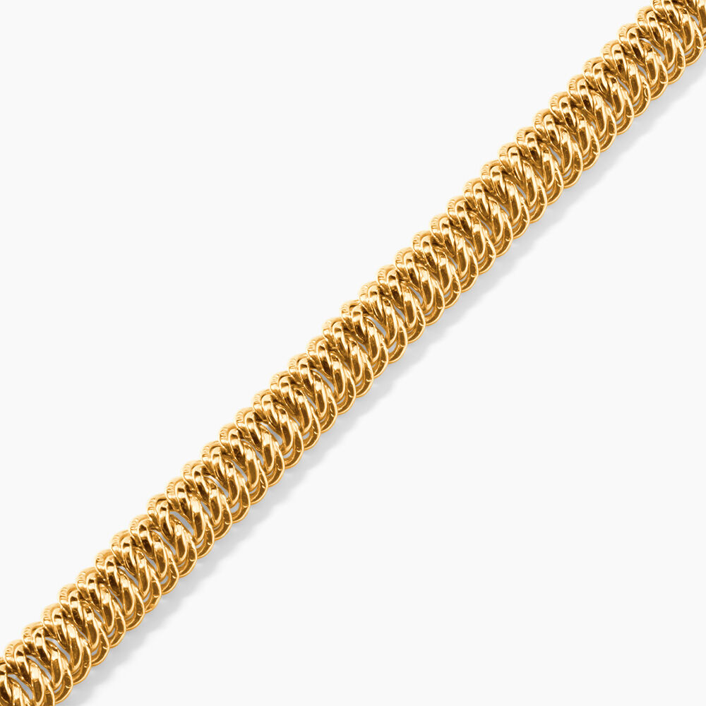 Bracelet Jimmy Maille Americaine Or Jaune - Bracelets mailles Femme | Marc Orian