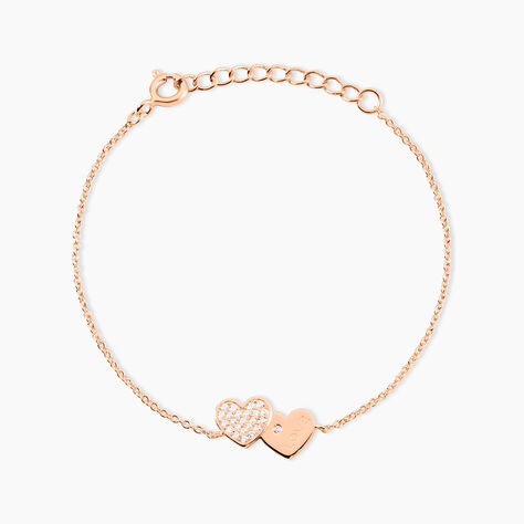 Bracelet Deven Argent Rose Oxyde De Zirconium - Bracelets fantaisie Femme | Marc Orian