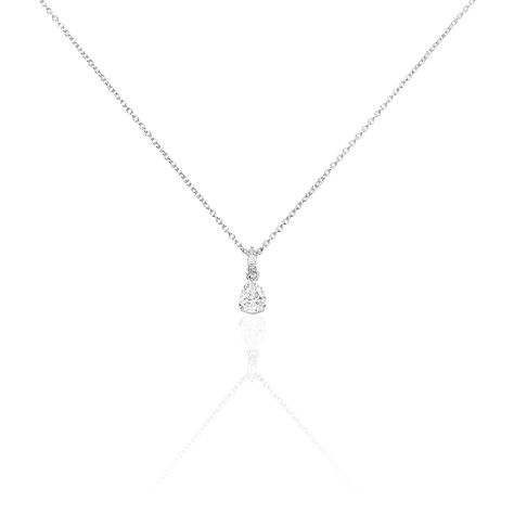 Collier Marie-helena Argent Blanc Oxyde De Zirconium - Colliers Femme | Marc Orian