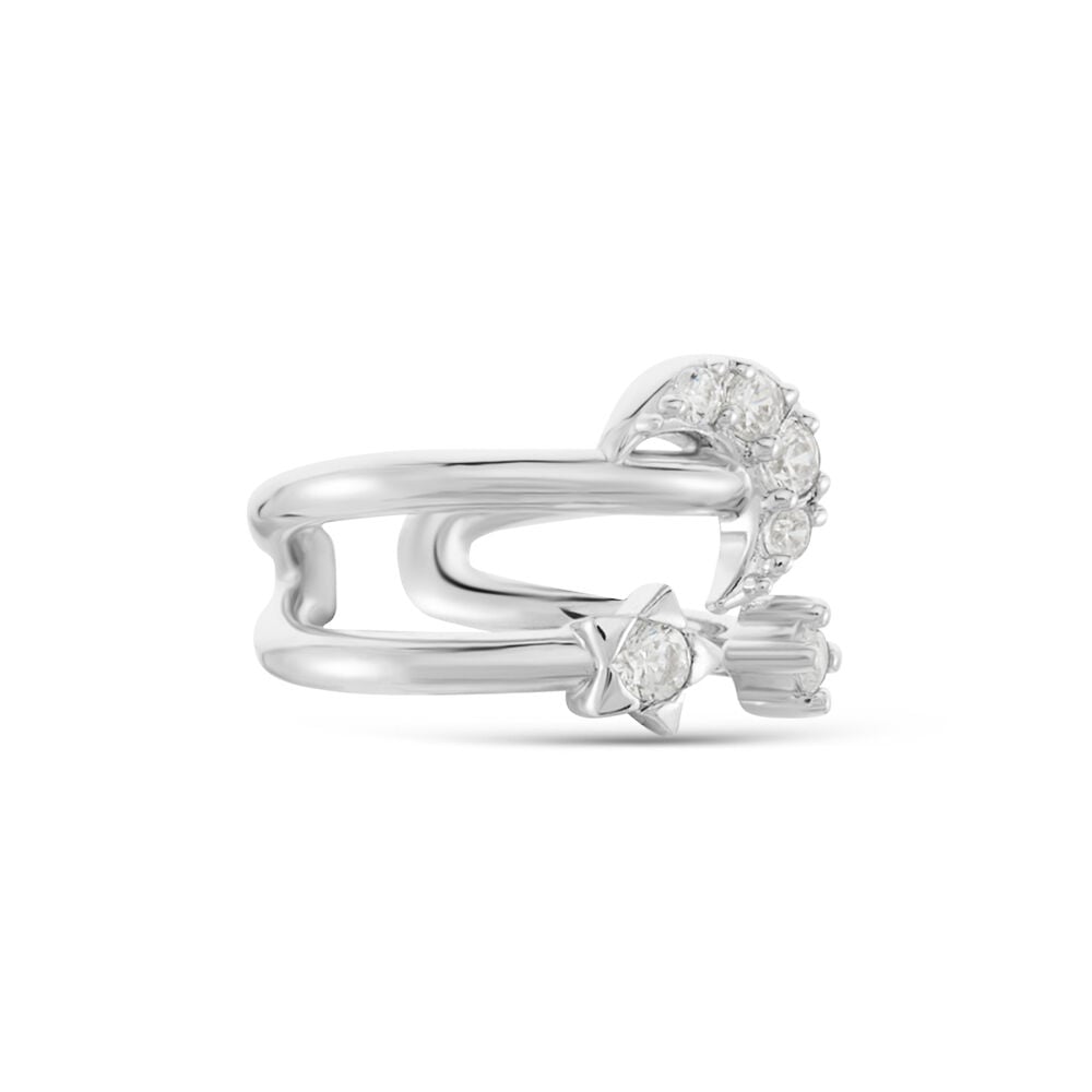 Bague D'h&eacute;lix Unitaire Aphra Argent Blanc Oxyde De Zirconium - Piercings d'oreilles Femme | Marc Orian