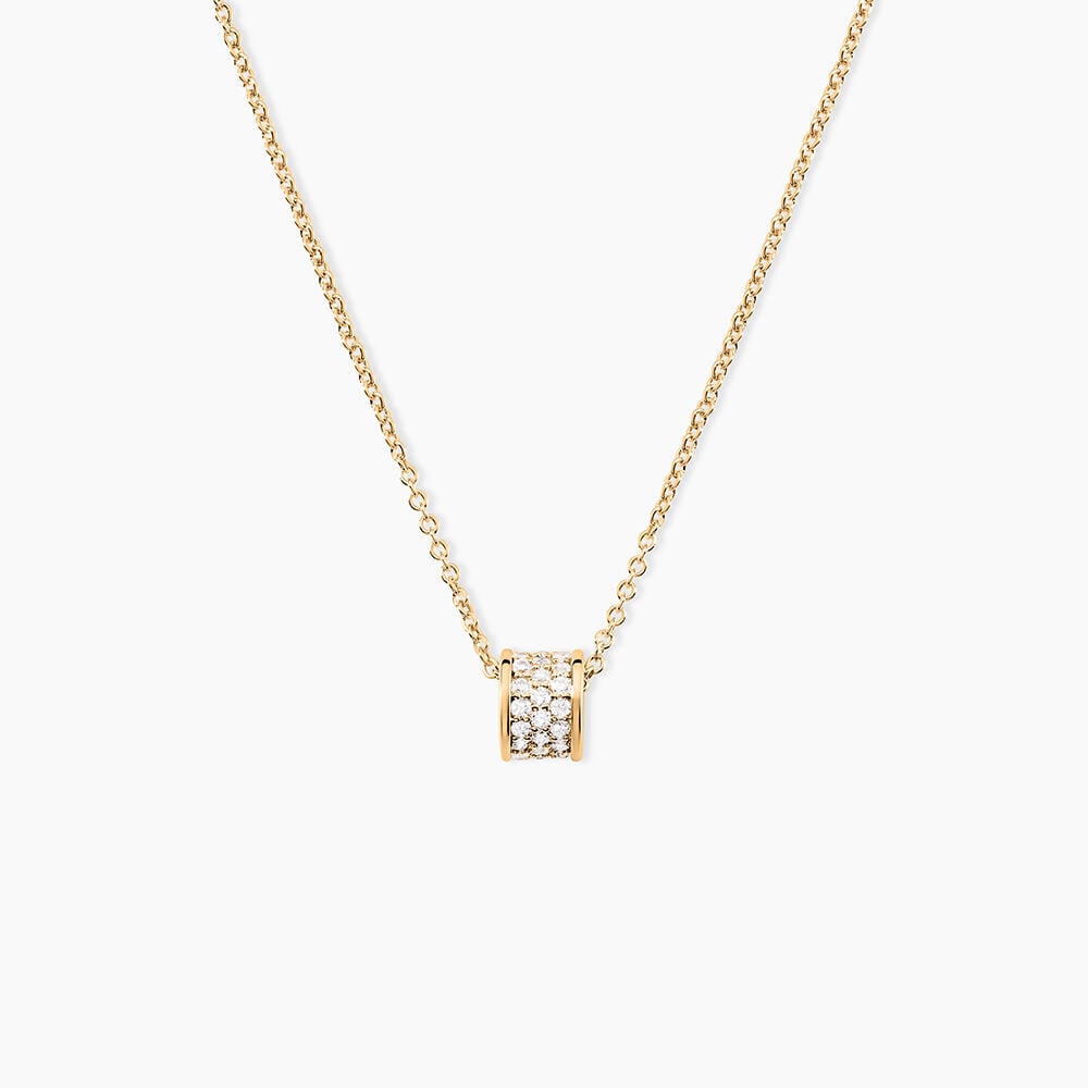 Collier Gia Plaqu&eacute; Or Jaune Oxyde De Zirconium - Colliers avec pierres Femme | Marc Orian