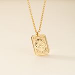 Collier Phebus Him Acier Jaune - Colliers fantaisie Homme | Marc Orian