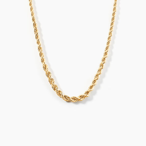 Collier Jerry Danilo Maille Corde Or Jaune - Chaines Femme | Marc Orian