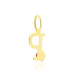Pendentif Helidie Coccinelle Lettre Or Jaune - Pendentifs Enfant | Marc Orian