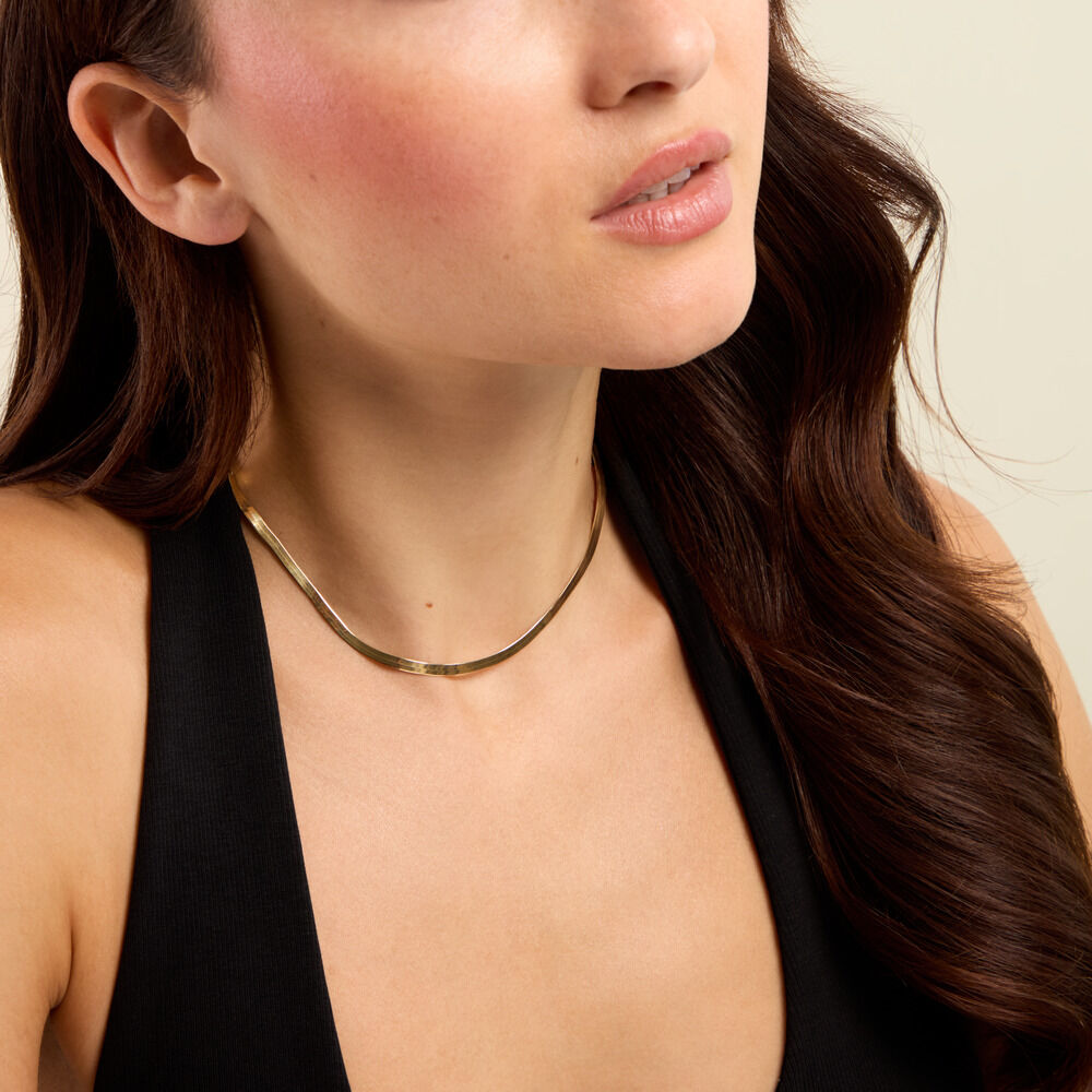 Collier Ivria Argent Dor&eacute; A L'Or 750/1000 - Colliers ete Femme | Marc Orian