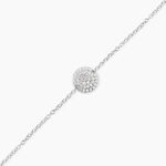 Bracelet Sharma Argent Blanc Oxyde De Zirconium - Bracelets Medailles Femme | Marc Orian